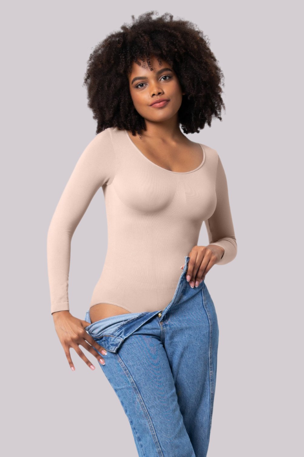 Anna™ - Premium Long-Sleeve Bodysuit